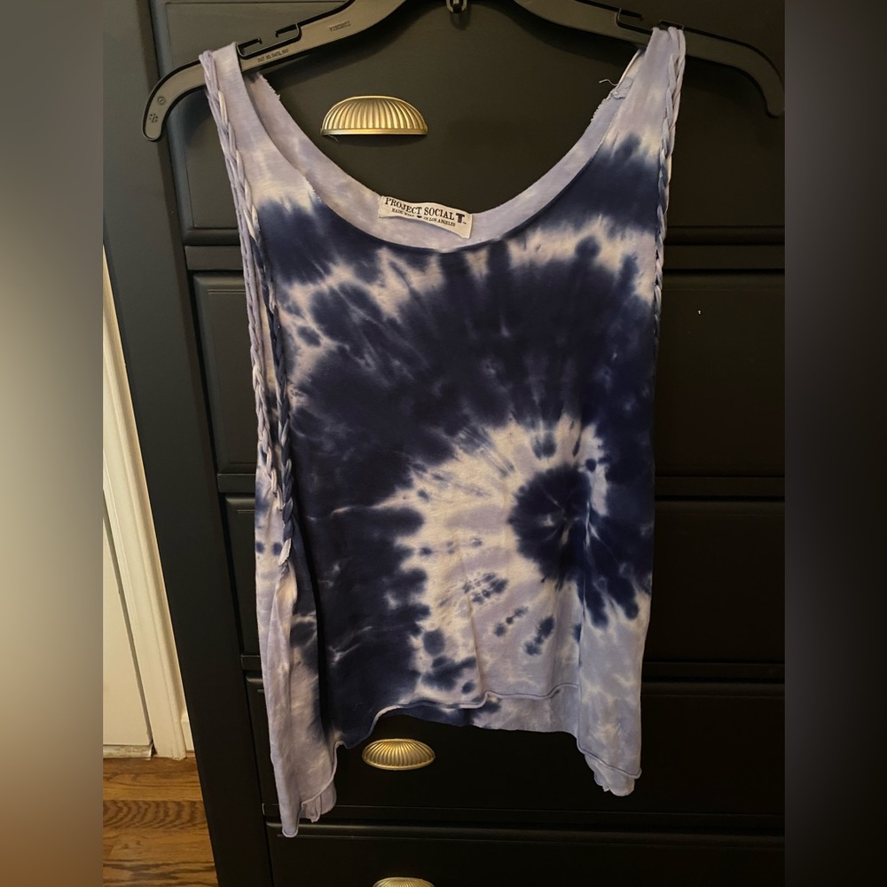 Project social tie dye muscle tee